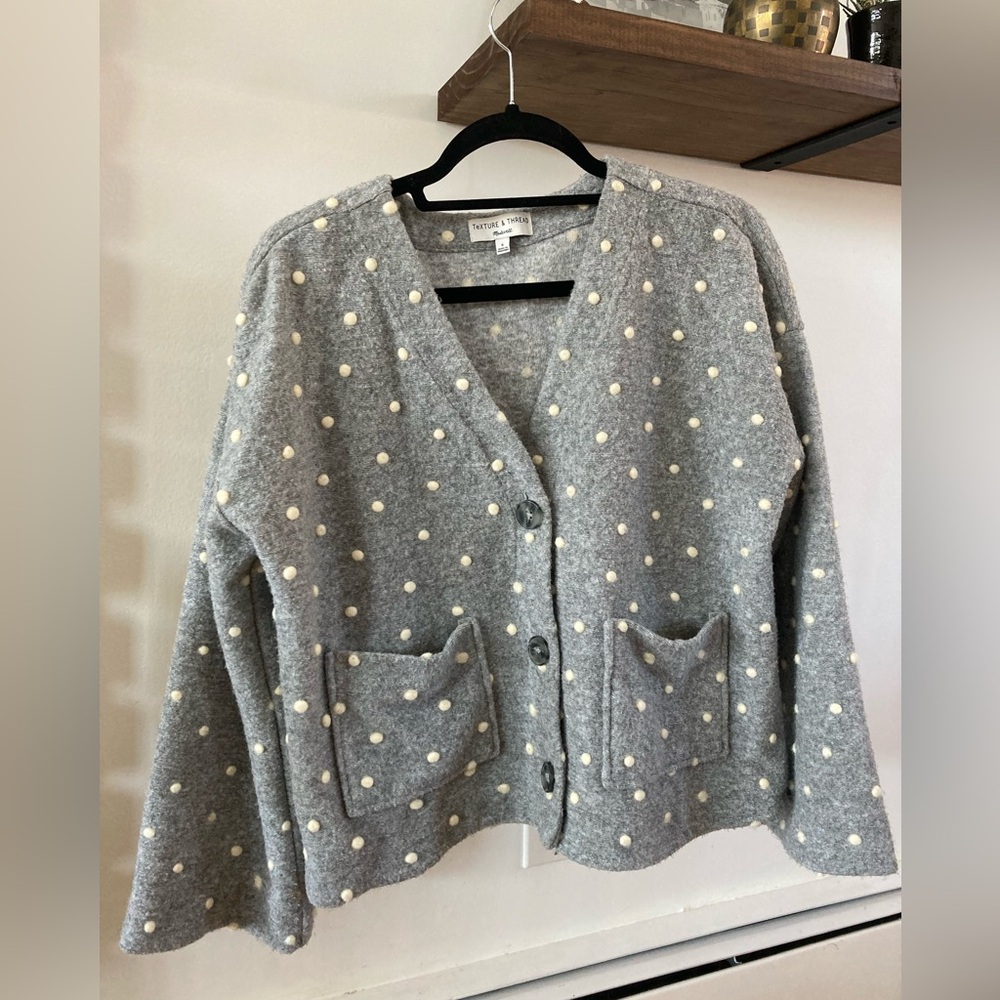 Madewell bubble cardigan sweater